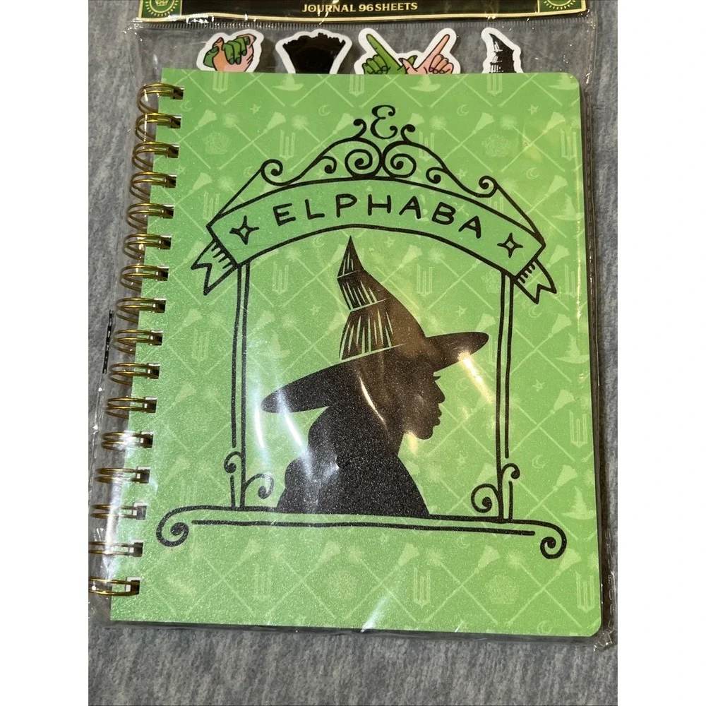 Wicked Elphaba Witch Spiral Journal 96 Sheets‎ Target Innovative Designs New